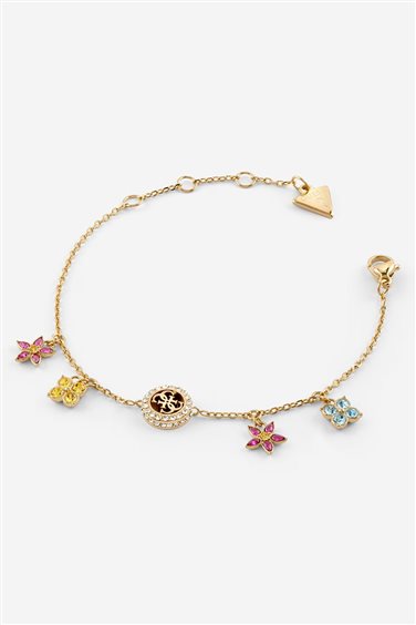 Armband Guess Dame Secret garden in Stahl Cristallo JUBB06 033JW YGMC - JUBB06 033JW YGMC